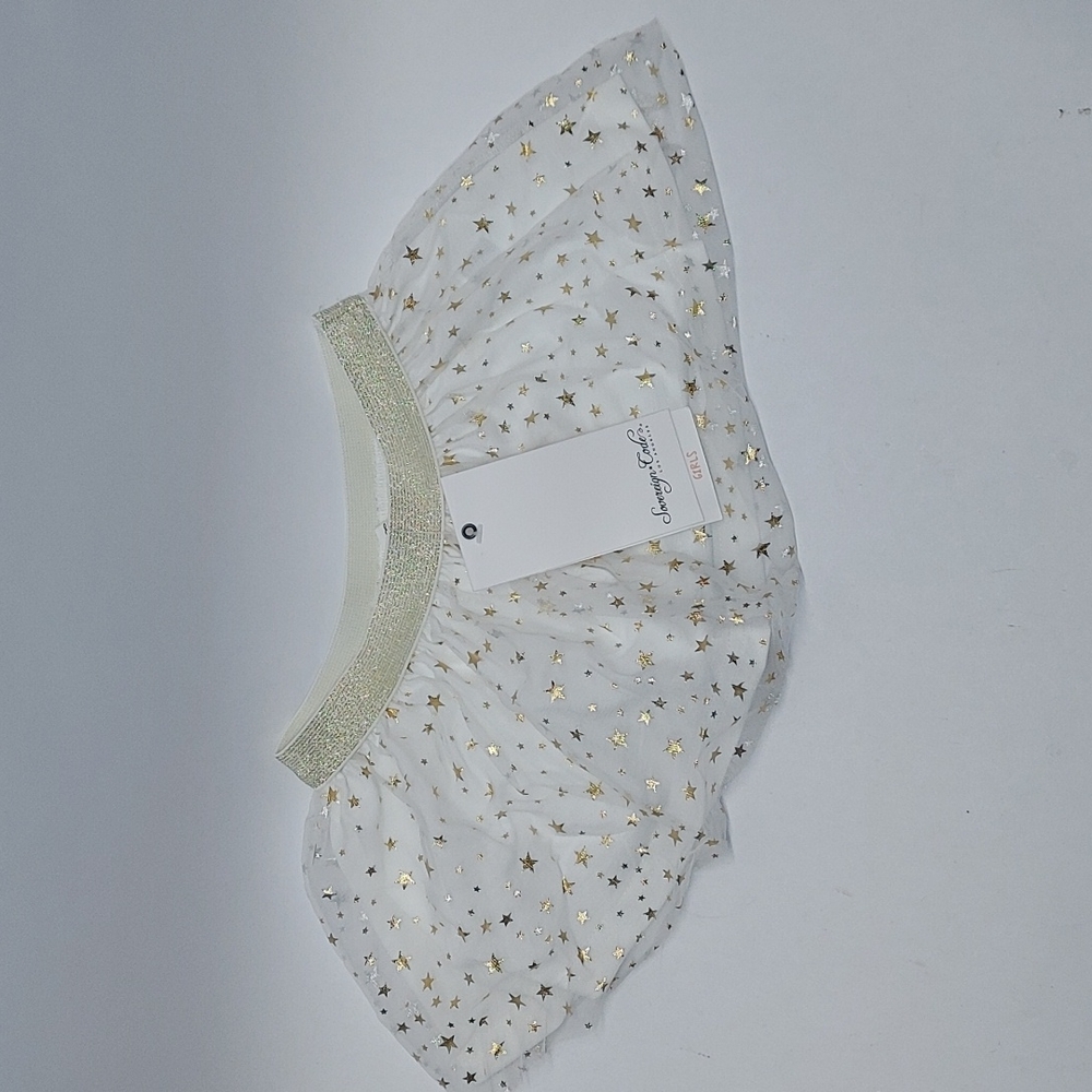 Girls gold star tutu